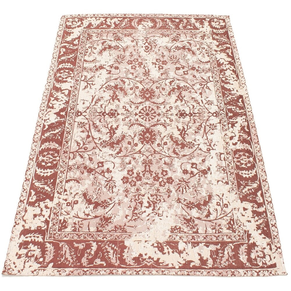 ECARPETGALLERY Handmade Collage Brown, Ivory Chenille Rug - Brown, Ivory
