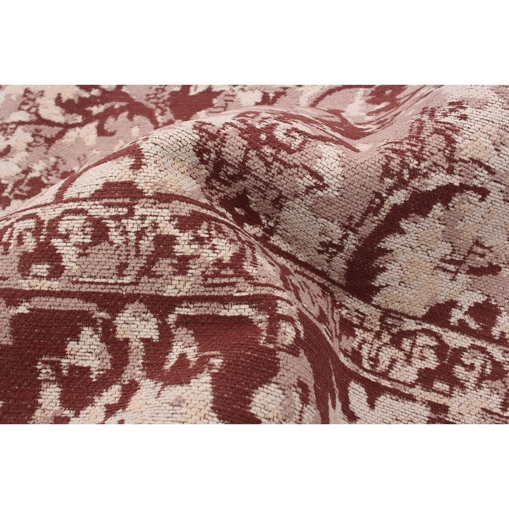 ECARPETGALLERY Handmade Collage Brown, Ivory Chenille Rug - Brown, Ivory