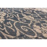 ECARPETGALLERY Handmade Collage Dark Blue, Grey Chenille Rug - 5'8 x 7'7