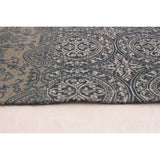 ECARPETGALLERY Handmade Collage Grey, Ivory Chenille Rug - 5'8 x 7'7