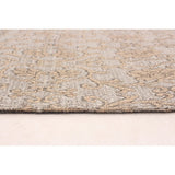 ECARPETGALLERY Handmade Collage Grey, Tan Chenille Rug - 4'9 x 6'10