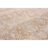 ECARPETGALLERY Handmade Collage Grey, Tan Chenille Rug - 4'9 x 6'10