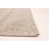 ECARPETGALLERY Handmade Collage Grey, Tan Chenille Rug - 4'9 x 6'10