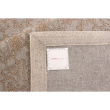 ECARPETGALLERY Handmade Collage Grey, Tan Chenille Rug - 4'9 x 6'10