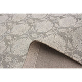 ECARPETGALLERY Handmade Collage Light Grey Chenille Rug - Light Grey