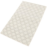 ECARPETGALLERY Handmade Collage Light Grey Chenille Rug - Light Grey