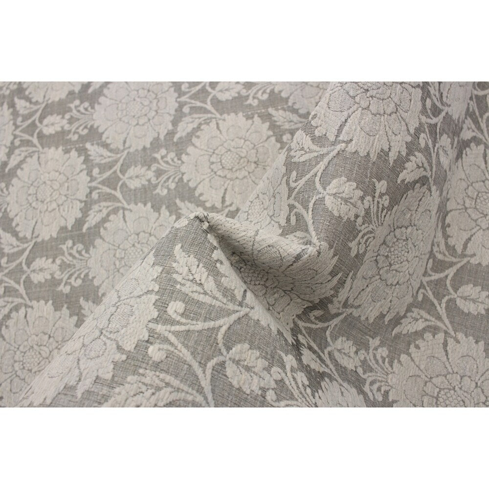 ECARPETGALLERY Handmade Collage Light Grey Chenille Rug - Light Grey