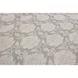 ECARPETGALLERY Handmade Collage Light Grey Chenille Rug - Light Grey
