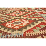 ECARPETGALLERY Kashkoli FW Red Kilim - 6'8 x 9'10