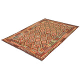 ECARPETGALLERY Kashkoli FW Red Kilim - 6'8 x 9'10