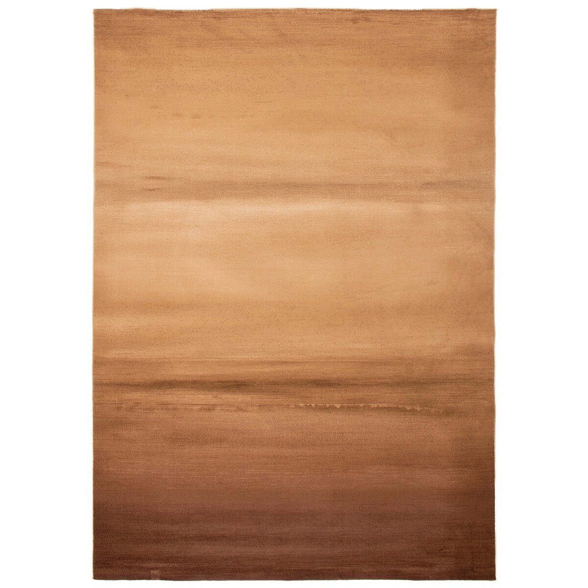 ECARPETGALLERY Machine Woven Lotus Mod Tan Polypropylene Rug - 6'7 x 9