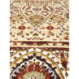ECARPETGALLERY Machine Woven Persia Isfahan Cream Polypropylene Rug