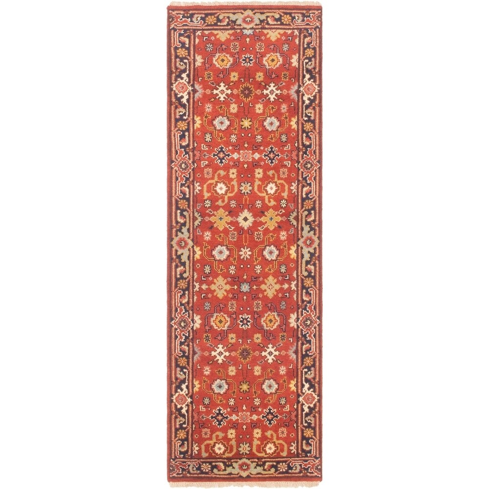 ECARPETGALLERY Serapi Heritage Red Rug - 2'6 x 7'10