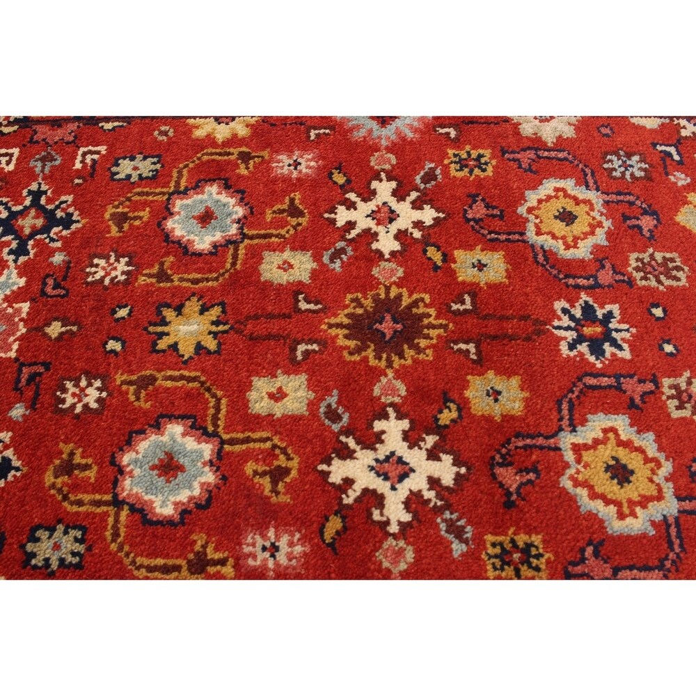 ECARPETGALLERY Serapi Heritage Red Rug - 2'6 x 7'10