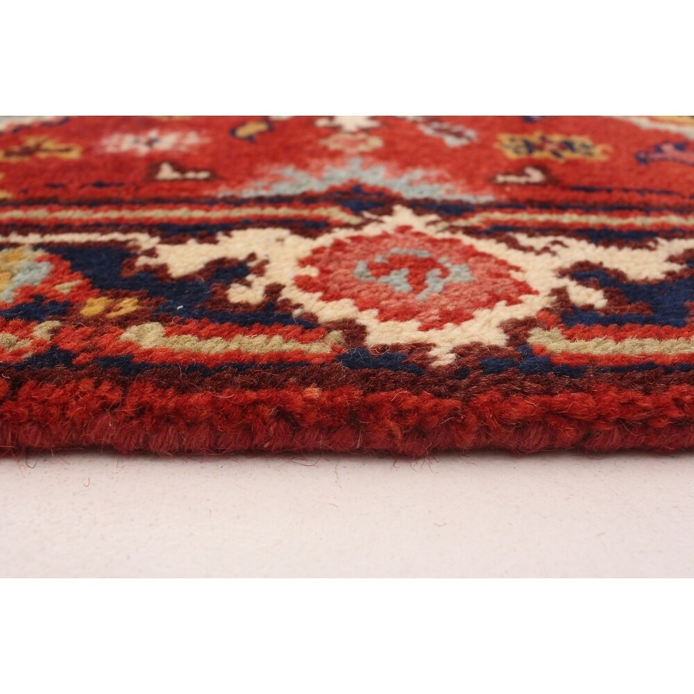 ECARPETGALLERY Serapi Heritage Red Rug - 2'6 x 7'10