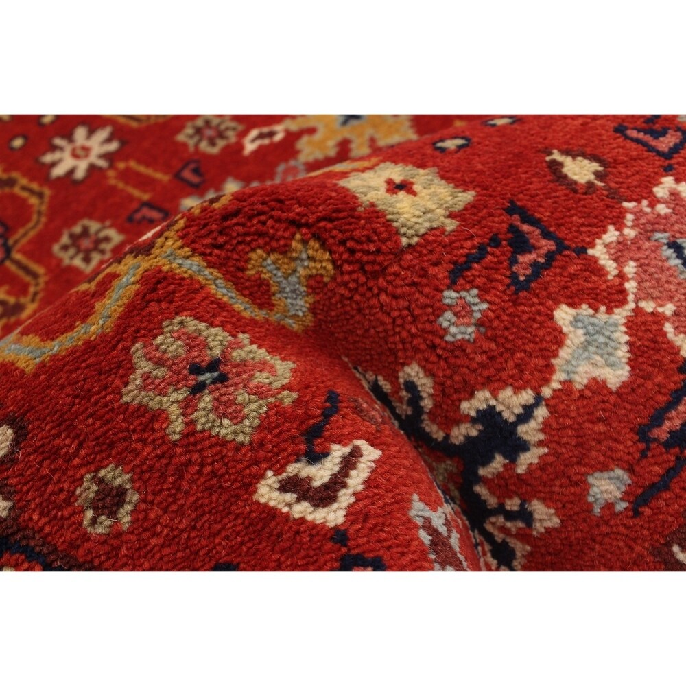 ECARPETGALLERY Serapi Heritage Red Rug - 2'6 x 7'10