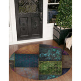ECLECTIC BOHEMIAN PATCHWORK MULTI BOHO Doormat By Kavka Designs