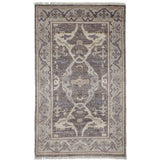 ECarpetGallery Hand-Knotted Jules Ushak Brown Art Silk Rug (2'11 x 5'1)