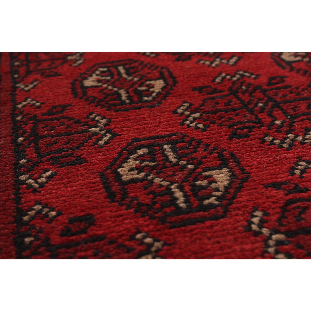 ECarpetGallery Hand-Knotted Khal Mohammadi Red Wool Rug (2'8 x 8'11)