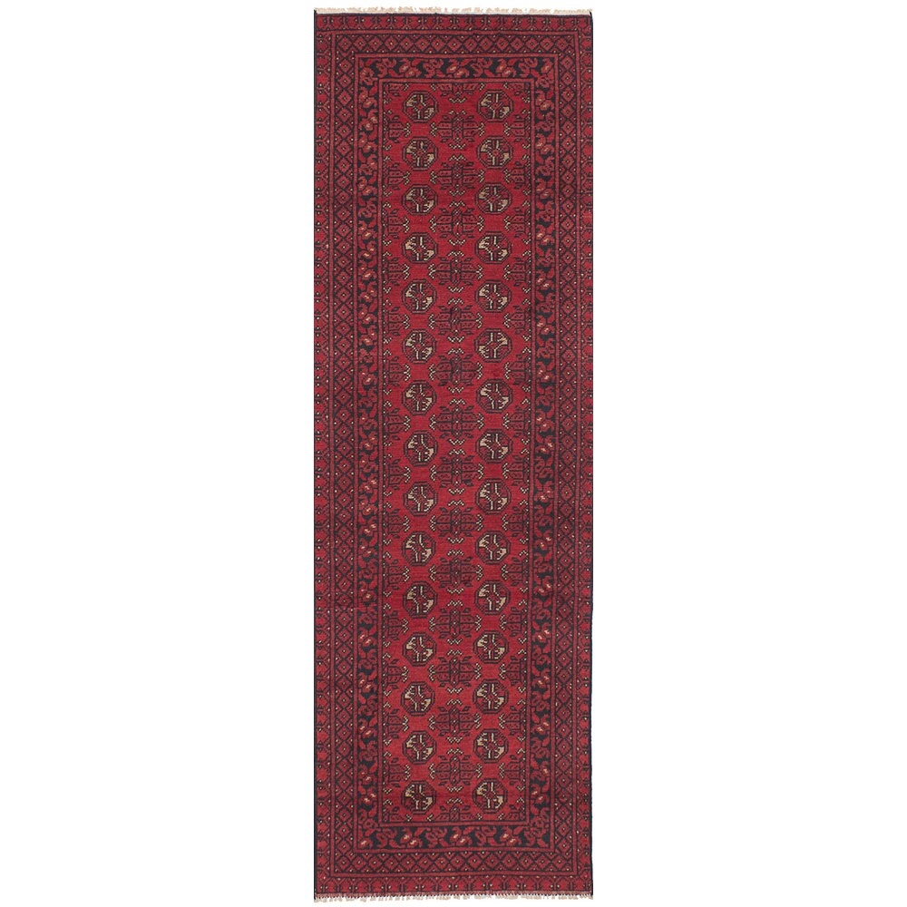 ECarpetGallery Hand-Knotted Khal Mohammadi Red Wool Rug (2'8 x 8'11)