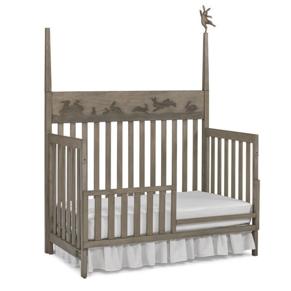 ED Ellen DeGeneres Forest Animals 4-in-1 Convertible Crib, Natural Grey