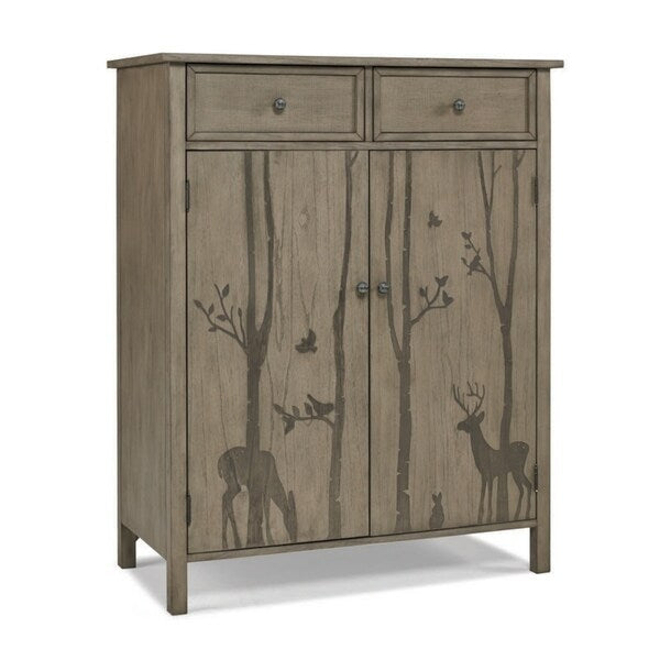 ED Ellen DeGeneres Forest Animals 4-in-1 Convertible Crib, Natural Grey