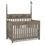 ED Ellen DeGeneres Forest Animals 4-in-1 Convertible Crib, Natural Grey