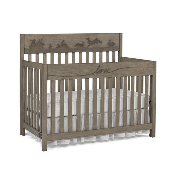 ED Ellen DeGeneres Forest Animals 4-in-1 Convertible Crib, Natural Grey