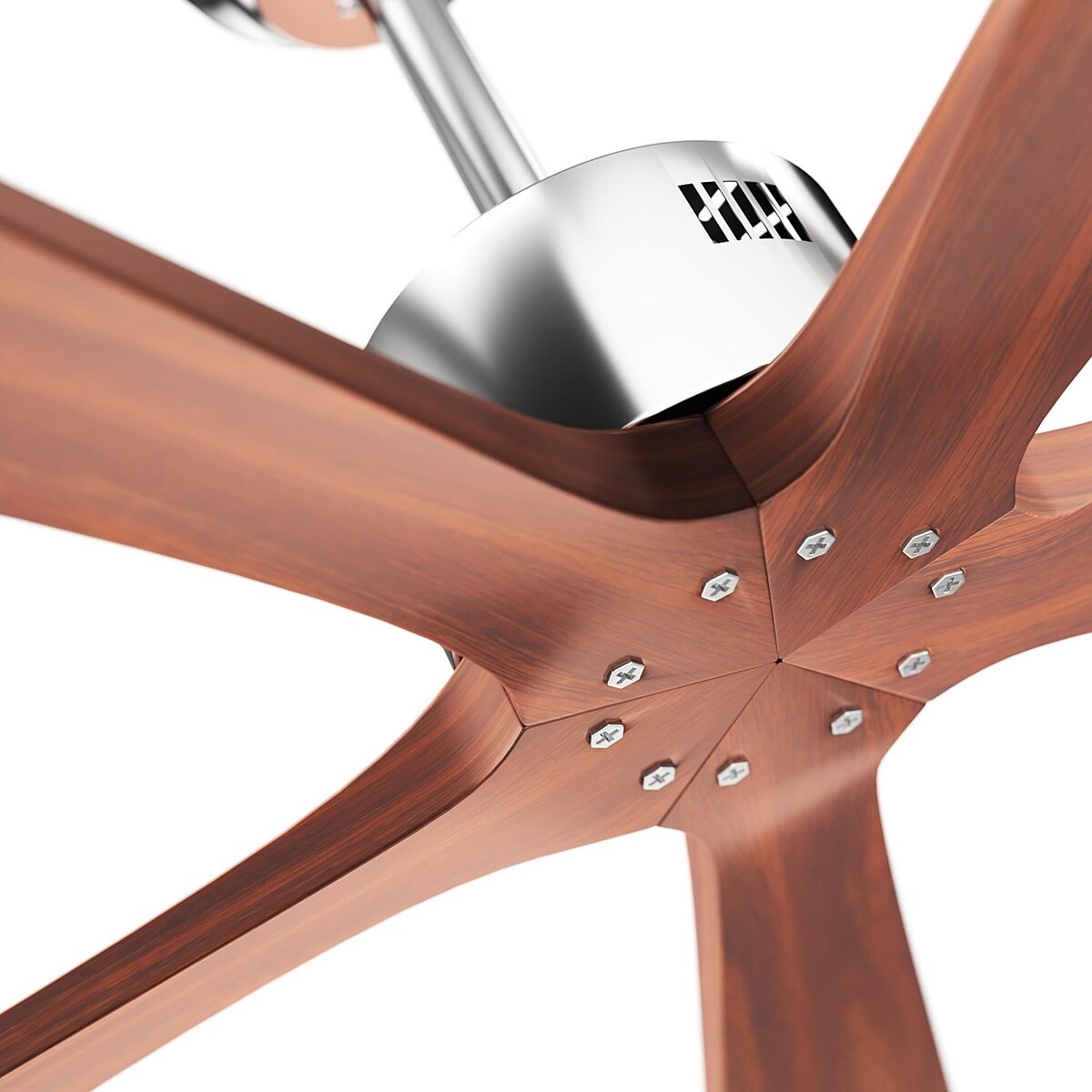 ELEGANT 52'' Ceiling Fan DC Motor 5 Solid Wood Blades with Remote
