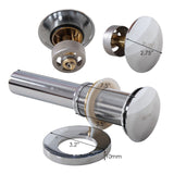ELITE Bathroom Koi Fish Style Tempered Glass Vessel Sink & Chrome Single Lever Faucet Combo