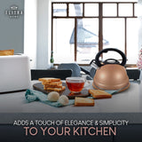 ELITRA Whistling Tea Kettle Tea Pot for Stovetop with Stay Cool Handle - 3.1 Quart / 3 Liter