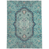 EMPIRE TEAL TEXTURE Kitchen Mat By Marina Gutierrez