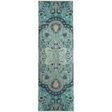 EMPIRE TEAL TEXTURE Kitchen Mat By Marina Gutierrez