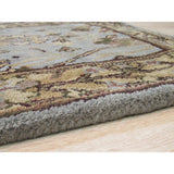 Hand-tufted Wool Blue Traditional Oriental Morris Rug (