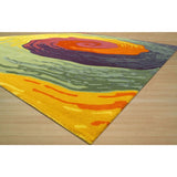 Hand-tufted Wool Contemporary Abstract Cowabunga Area Rug