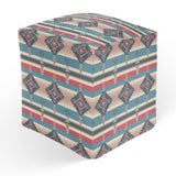 ESCOBAR BLUE Square Pouf By Kavka Designs