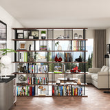 EVE-Modern Room Division Iron Etagere Bookcase - 86.8*94.4*11.8 inches