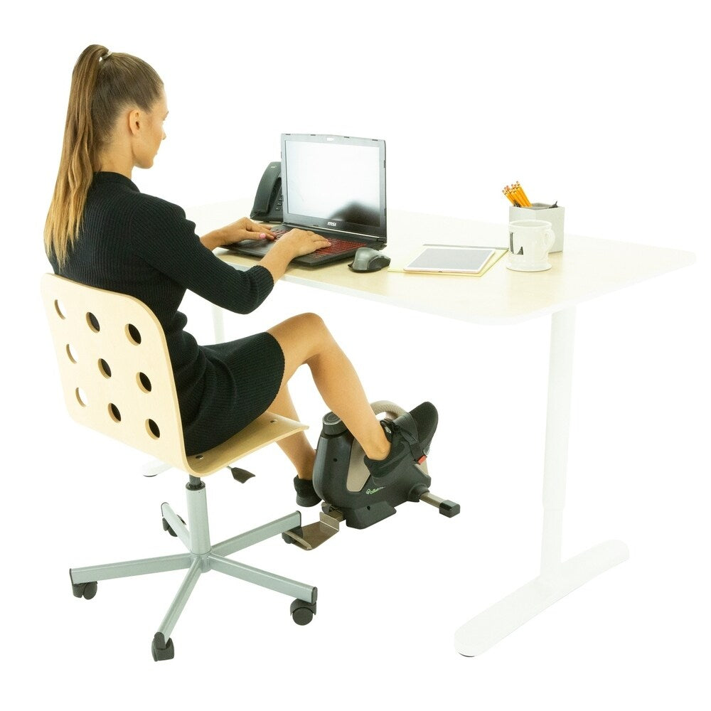 EXERPEUTIC 900 ExerWork Bluetooth Under Desk Exercise Bike