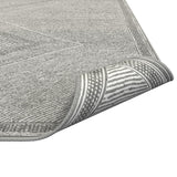 Benzara Gray Viscose Area Rug 8"x10" - 9'3" x 12'3"