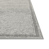 Benzara Gray Viscose Area Rug 8"x10" - 9'3" x 12'3"
