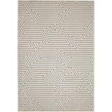Orbit Ivory Area Rug 8"x10" - 9'3" x 12'3"