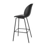 Set of 2 Lucifer Counter & Bar Stool with Tufted Back and Metal Base