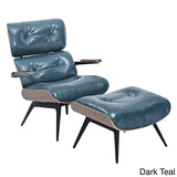 Eama Mid Century Modern Chair and Ottoman