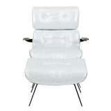 Eama Mid Century Modern Chair and Ottoman