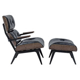 Eama Mid Century Modern Chair and Ottoman