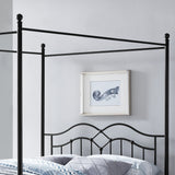 Earhart Metal Queen Canopy Platform Bed by Christopher Knight Home