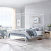 Earhart Metal Queen Canopy Platform Bed by Christopher Knight Home