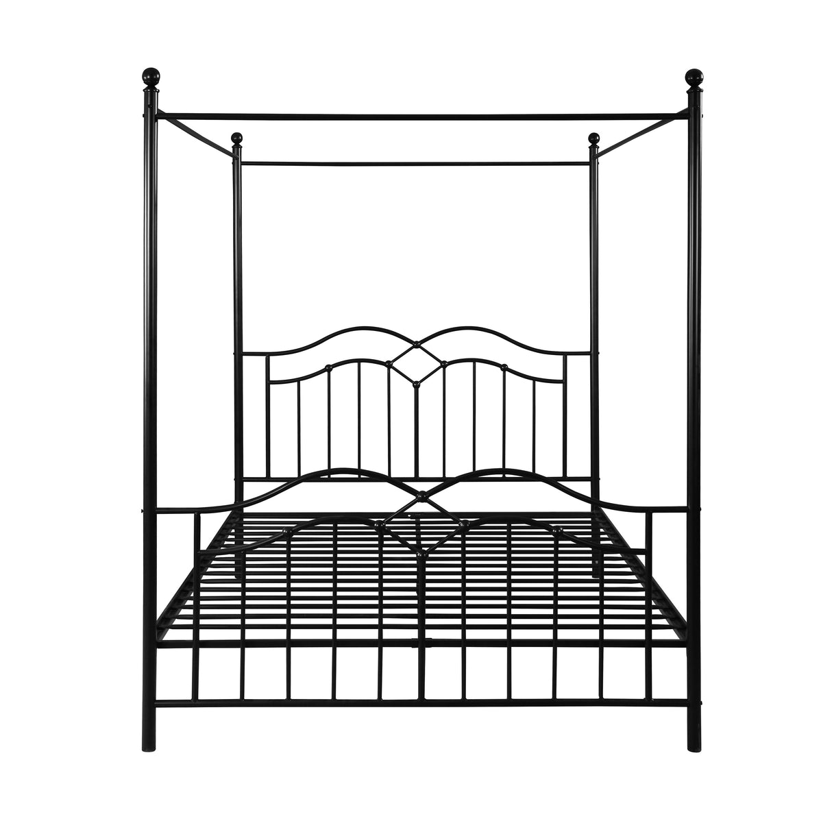 Earhart Metal Queen Canopy Platform Bed by Christopher Knight Home