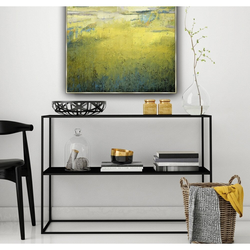 Early At The Marsh Framed Canvas Wall Art