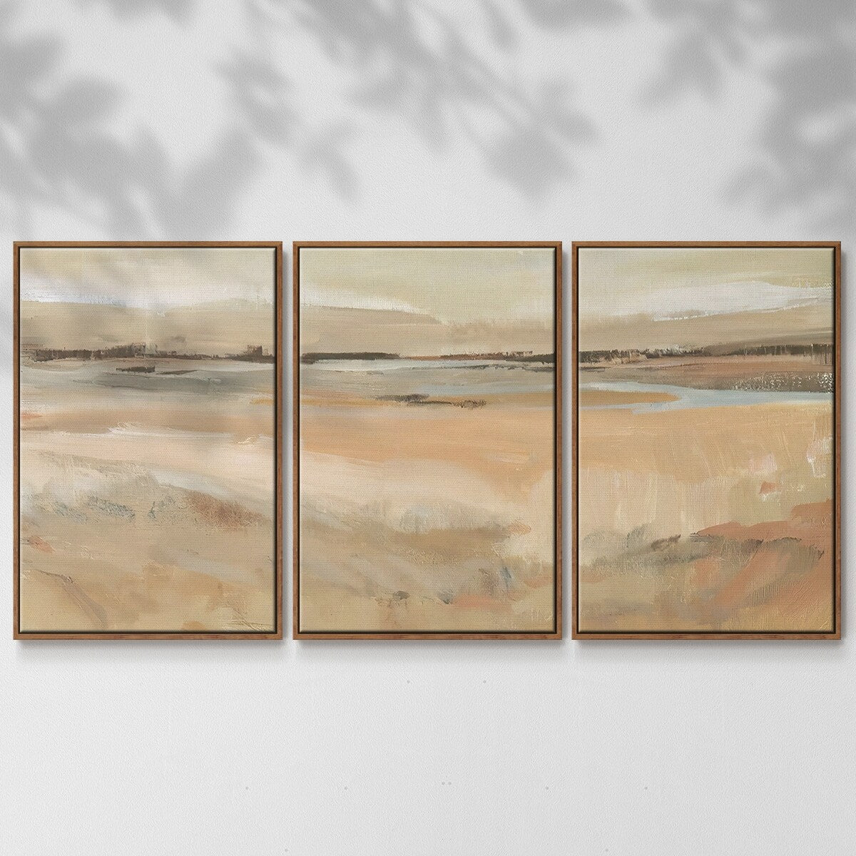 Earth Tone Landscape II - Multi Piece Framed Canvas